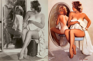 Illustration for article titled Even Classic Pin-Ups Were Retouched